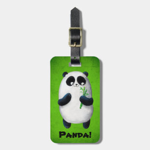 Jag älskar pandaen bagagebricka