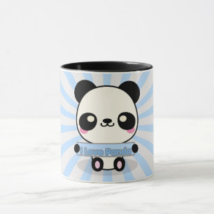 Jag älskar pandaen mugg