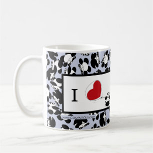Jag älskar pandas kaffemugg