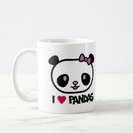 Jag älskar Pandas Kaffemugg