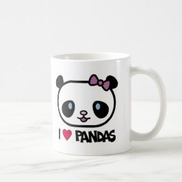 Jag älskar Pandas Kaffemugg