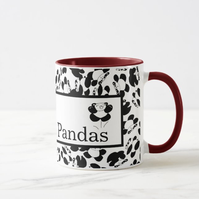 Jag älskar pandas mugg (Höger)
