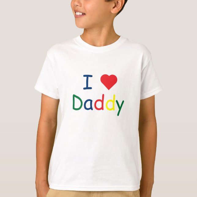 Jag älskar pappa tröja (Framsida)
