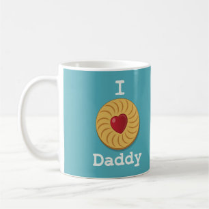 Jag älskar pappamuggen kaffemugg