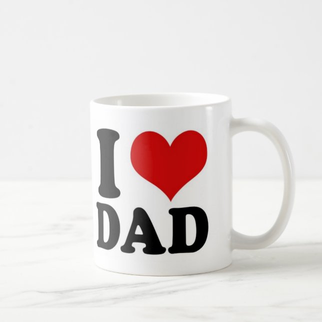 JAG ÄLSKAR PAPPAN - mugg (Höger)