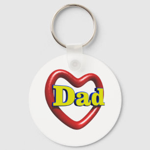 Jag älskar pappan nyckelring