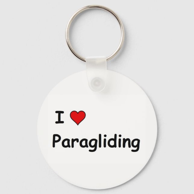 Jag älskar paragliding nyckelring (Framsida)