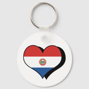 Jag älskar Paraguay Nyckelring