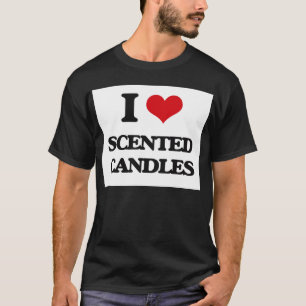 Jag älskar parfymerade stearinljus t-shirt