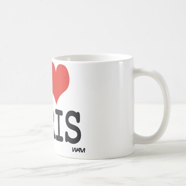 Jag älskar Paris Kaffemugg (Höger)