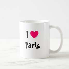 Jag älskar Paris Kaffemugg
