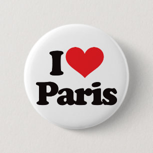 Jag älskar Paris Knapp