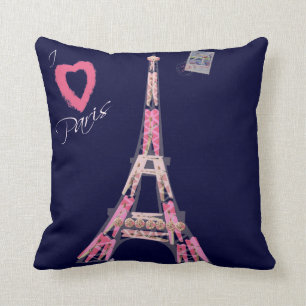 Jag älskar Paris Kudde