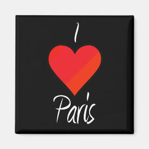 Jag älskar Paris Magnet