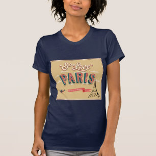 Jag älskar Paris Tee