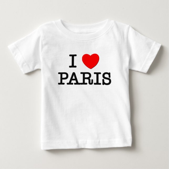 Jag älskar Paris Tröja (Framsida)