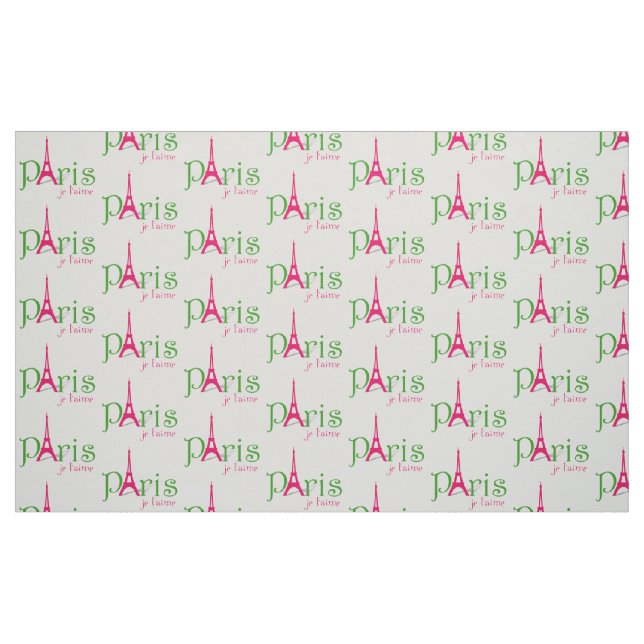 Jag älskar Paris Tyg (Fat Quarter)