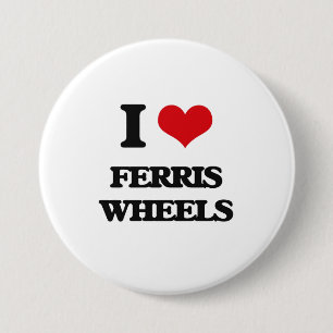 Jag älskar pariserhjular knapp