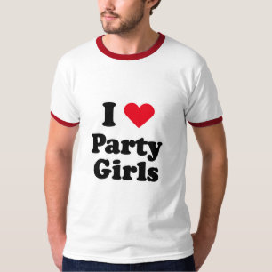 Jag älskar partyflickor t shirt