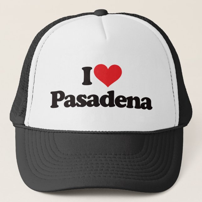 Jag älskar Pasadena Truckerkeps (Framsida)