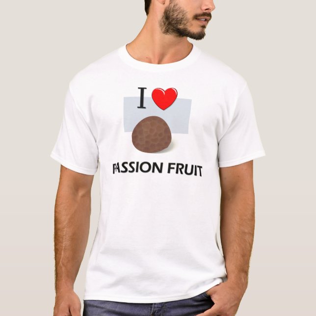 Jag älskar passionfrukt tee shirt (Framsida)