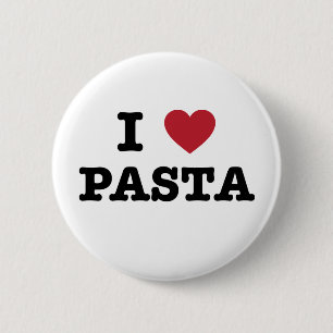 Jag älskar pasta knapp