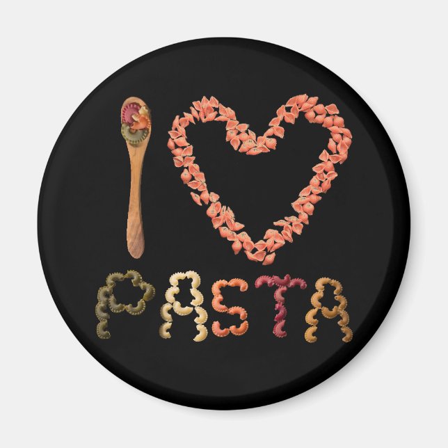 Jag älskar pasta  magnet (Framsidan)