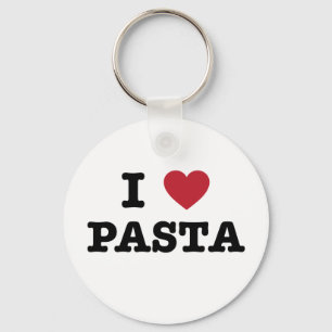 Jag älskar pasta nyckelring