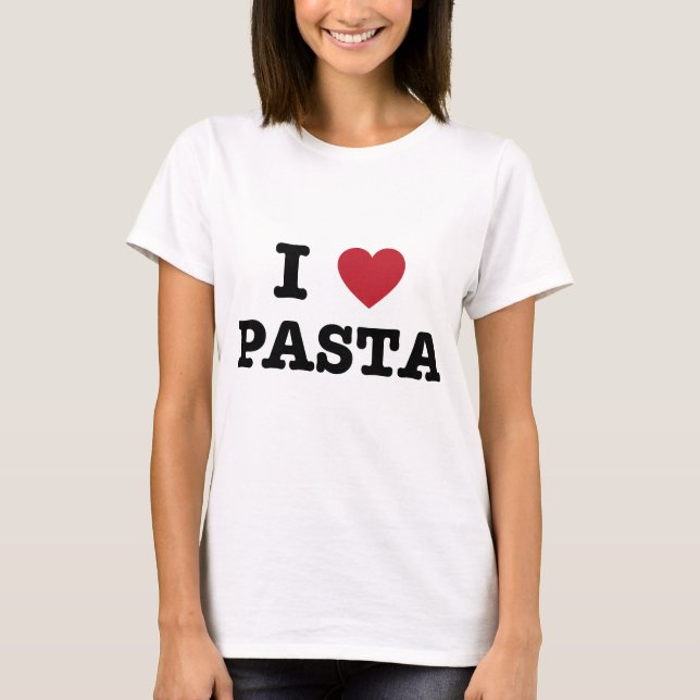 Jag älskar pasta tee (Framsida)