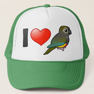 Jag älskar Patagonian Conures Keps