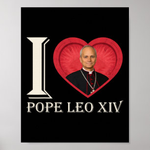 Jag älskar påven Robert Francis Prevost Leo Xiv 26 Poster