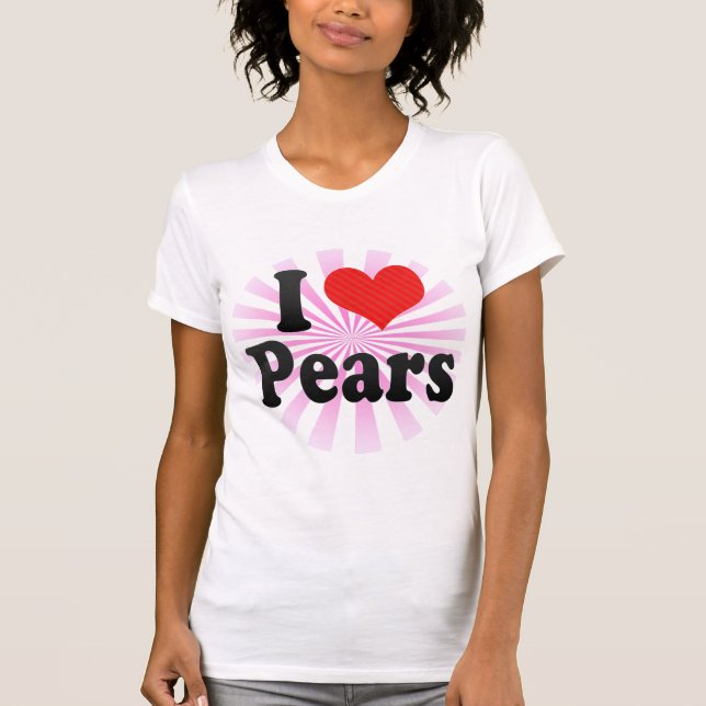 Jag älskar Pears Tee Shirt (Framsida)