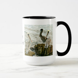 Jag älskar pelikan! Kaffemugg