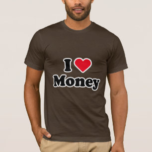 Jag älskar pengar t shirt