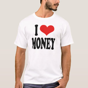Jag älskar pengar tee shirt