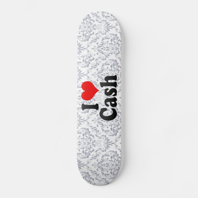 Jag älskar pengarar mini skateboard bräda 18,7 cm (Framsida)