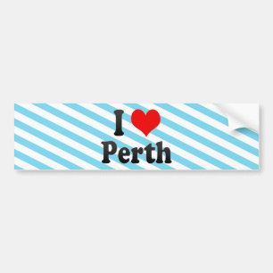 Jag älskar Perth, Australien Bildekal