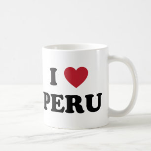 Jag älskar Peru Kaffemugg