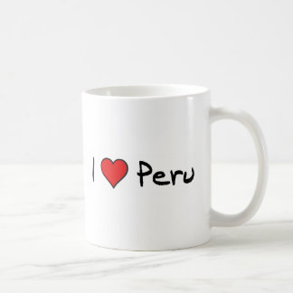 Jag älskar Peru Kaffemugg