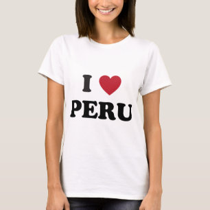 Jag älskar Peru T Shirt