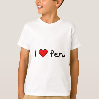 Jag älskar Peru Tee Shirt