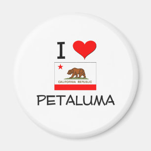 Jag älskar PETALUMA Kalifornien Magnet