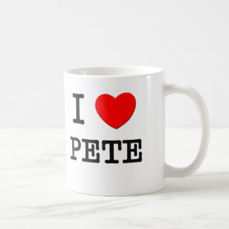 Jag älskar Pete Kaffemugg