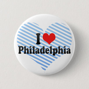 Jag älskar Philadelphia Knapp