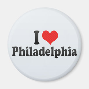 Jag älskar Philadelphia Magnet