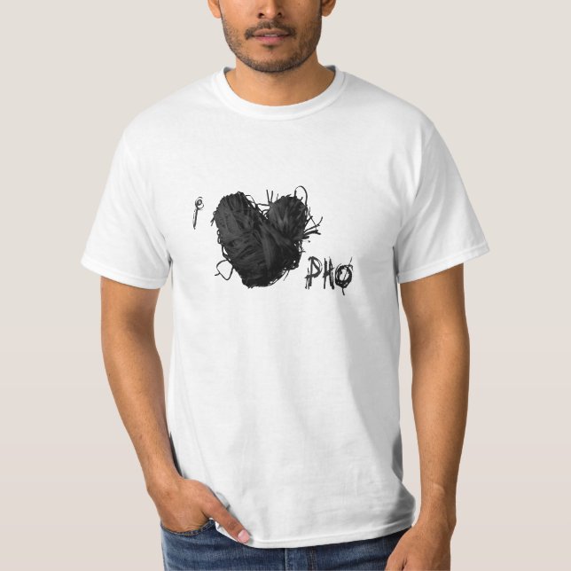 jag älskar pho tee shirt (Framsida)