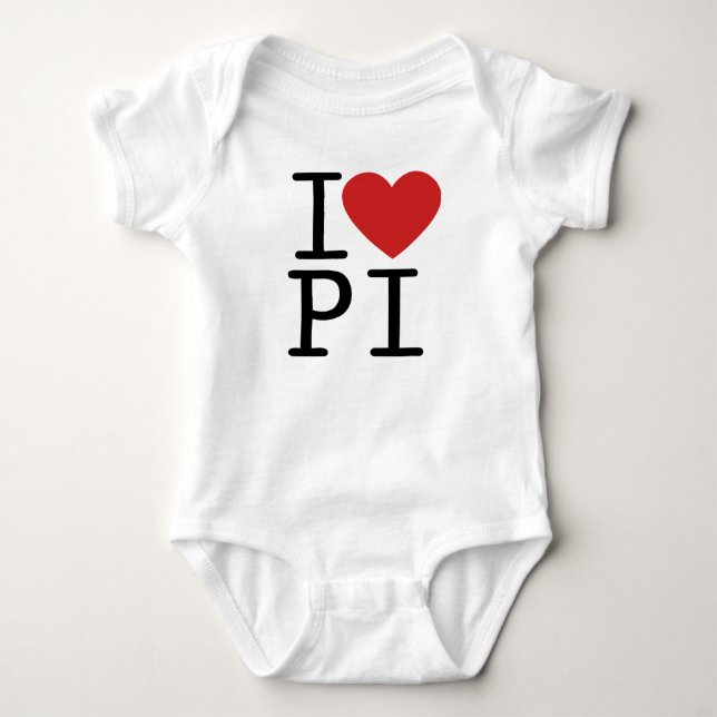 JAG ÄLSKAR PI TEE SHIRT (Framsida)