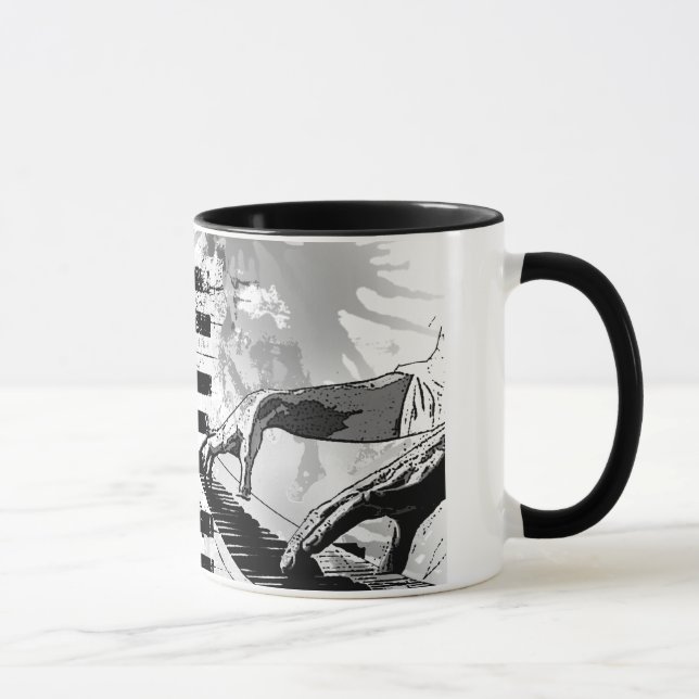 Jag älskar pianomuggen mugg (Höger)