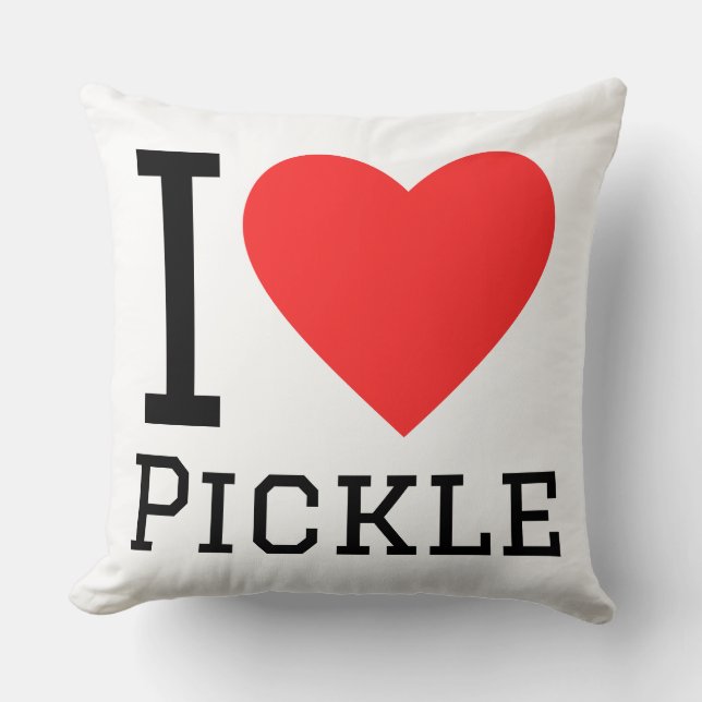 Jag älskar pickle kudde (Framsida)