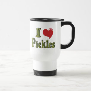 Jag älskar pickle-mugg resemugg